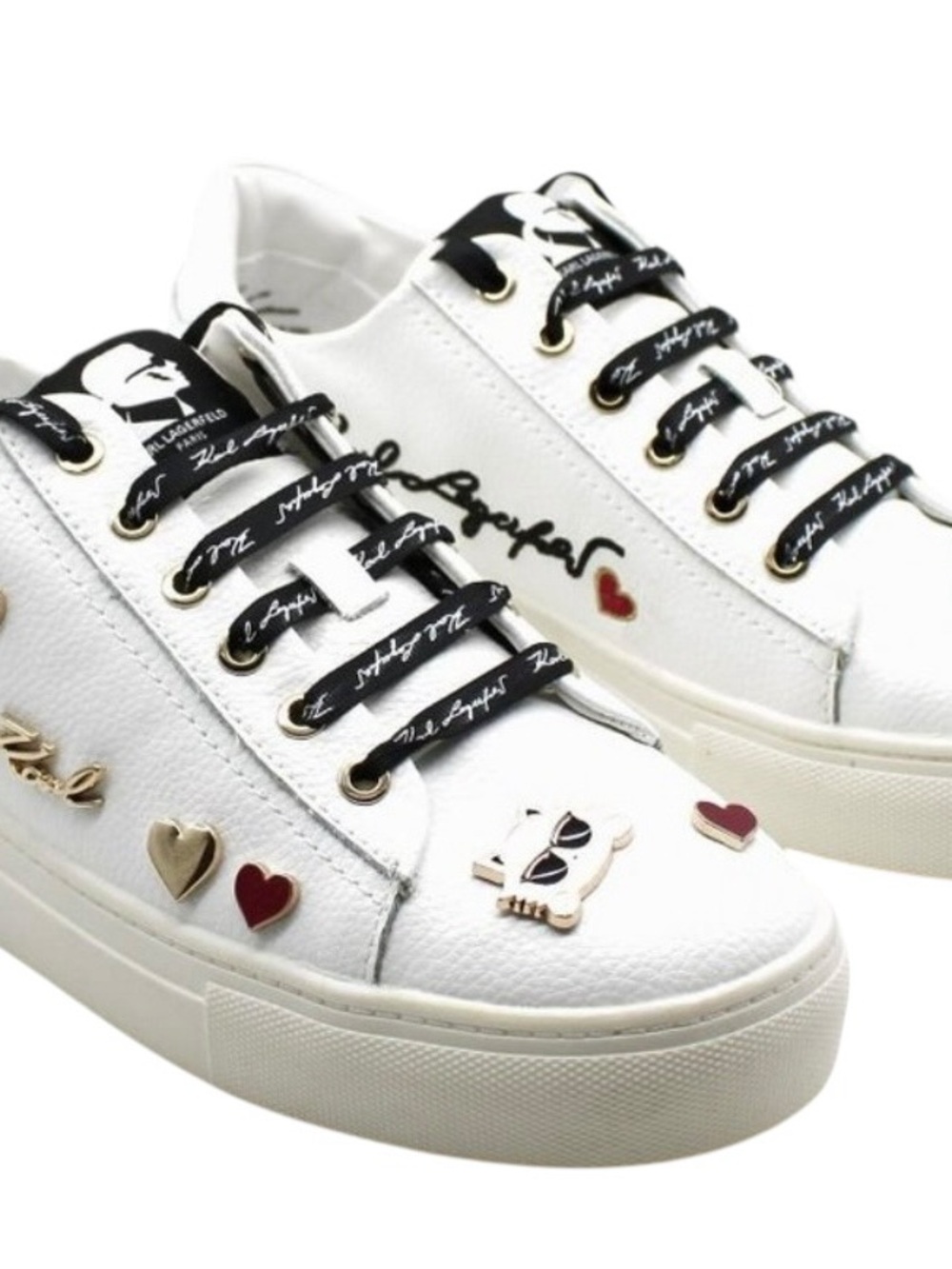 Women’s Karl Lagerfeld Cate Pin Accent Sneakers